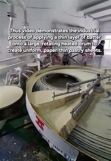 Incredible Industrial Automatic Spring Roll & Crepe Making Machine