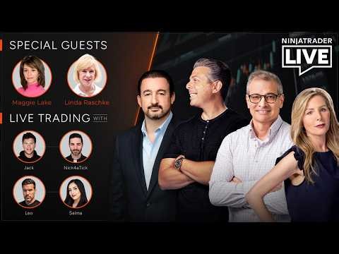 NinjaTrader Live | Futures Trading + Analysis | Linda Raschke, Jack + Nick, Leo + Salma (5/14/26)