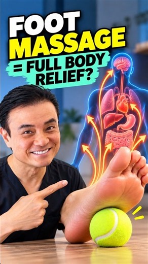 Can Massaging Your Feet Affect Your Whole Body? #shortsvideos #footpainrelief #heelpain