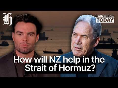 Govt will "seriously consider" assisting to secure the Strait of Hormuz | Ryan Bridge TODAY