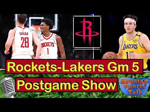 Rockets Stay Alive! | Rockets-Lakers Game 5 Postgame & Game 6 Preview