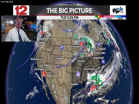 WDEF-TV NEWS 12 TUESDAY EVENING FORECAST - MAY 12, 2026