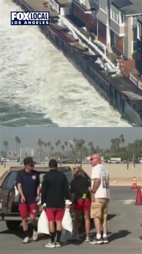 🚨🌊 Long Beach residents: Prepare now. Officials are opening four additional sandbag sites as Hurricane Rachel could bring high surf, dangerous rip currents, rain and coastal flooding this weekend. ⚠️ The biggest flooding threat could come Sunday morning, with water levels potentially reaching 7.5 feet. #longbeach #hurricanerachel #flooding #weathertok #socalweather #californiaweather