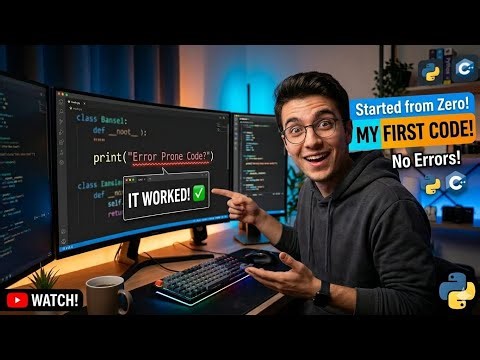 I STARTED PROGRAMMİNG FROM SCRATCH! | MY FİRST PYTHON CODE 💻 #software #python #coding