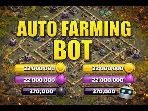 ULTIMATE CLASH BOT 😱 AUTO FARM + WALL UPGRADE + DONATION SYSTEM