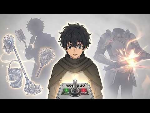 【アニメ異世界】最下級の清掃員として転生した私は、ひょんなことから究極のコントロールパネルを手に入れた。ボタン一つで掃除、ボタン一つで神に変身！【マンガ動画】