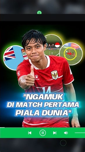 BARU KICK OFF LANGSUNG CETAK GOL! TIMNAS U15 INDONESIA NGAMUK DI MATCH PERTAMA PIALA DUNIA VS FIJI