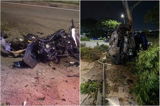 Motorcyclist, pregnant wife die after Tampines accident; search ongoing for pair who fled