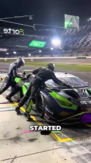 Car Bursts Into Flames After Pit Stop Gone Wrong