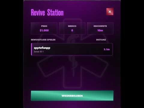 CV_Revivestation | Player Revive Station for FiveM