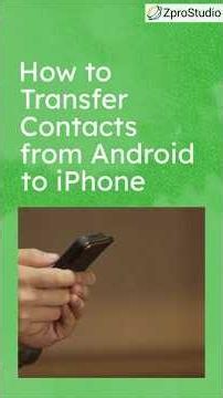 How to Transfer Contacts from Android to iPhone (2026 Easy Guide) #android #iphone #shorts