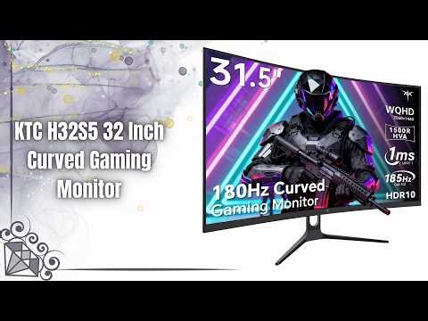 KTC H32S5 32 Inch Curved Gaming Monitor Review | 2K 180Hz Beast!