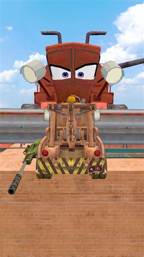 Lightning Mcqueen Sally Carrera Are In Danger Frank Combine Chase Big Maze Gmod Garry's Mod #shorts