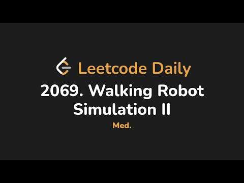 2069. Walking Robot Simulation II | Leetcode Daily - Python