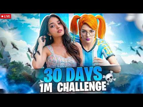 DAY-2 OF 30 DAYS 1M CHALLENGE || #freefirelive #shortfeed #femalegamer #guildtest #chilllive