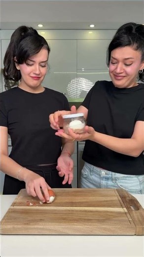 The Easiest Way to Peel a Hard Boiled Egg 🥚 (Life Hack)