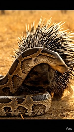 Python Attacks Porcupine — Instant Regret! | Wild Predator vs. Spiky Prey"