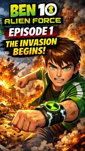 Ben 10 Alien Force Episode 1 🔥 The Invasion Begins! #Ben10 #AlienForce #CartoonNetwork