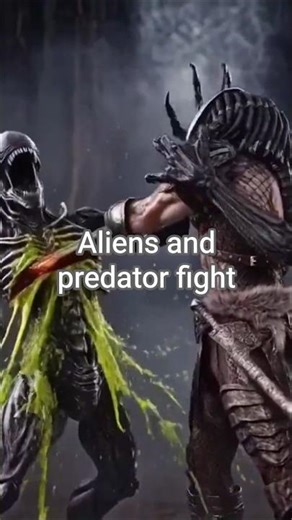 Aliens Finally Kills the Predator 😱Epic Monster Battle#Alien #Predator#shortsviral #SciFiBattle