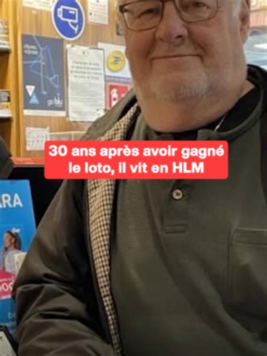30 ans après avoir gagné le loto, il vit en HLM #HLM #loto #argent