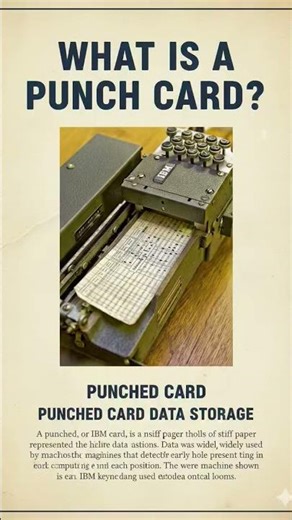 Punch Cards Explained: How Early Computers Stored Data Before Hard Drives and Modern Memory