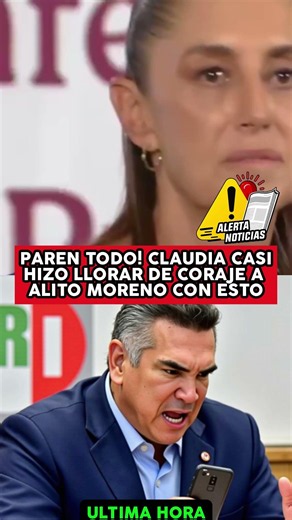 PAREN TODO! CLAUDIA CASI HIZO LLORAR DE CORAJE A ALITO MORENO CON ESTO