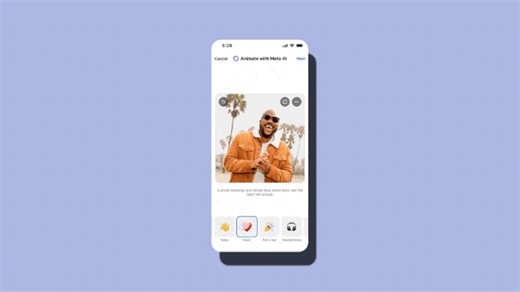 Facebook’s new profile animation feature is Boomerang for the AI era