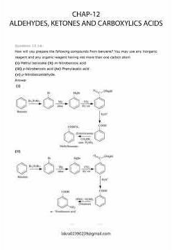 ALDEHYDES; KETONES; CARBOXYLIC ACIDS SOLVED EXERCISE; CARBONYL COMPOUNDS; CARBOXYLIC ACIDS; ISOMERS;