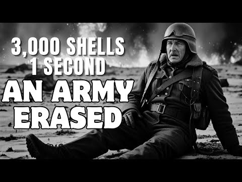 WWII Artillery Horror: 3,000 Shells Obliterate a German Army in 1 Second.