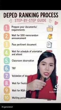 Deped Ranking Process