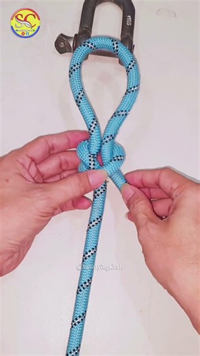 Easy Rope Knot 💡 Step by step learning guide 3