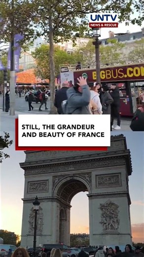 Beauty amid chaos: Tourists flock the Arc Du Triomphe and the Eiffel Tower in Paris I Oct. 21, 2026