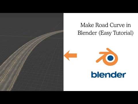 Make Road Curve in Blender (Easy Tutorial)