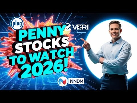 Best 3 Penny Stocks Set to Explode in 2026 | PLUG, VERI, NNDM Analysis