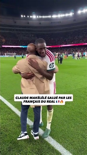 Ibrahima Konaté, Kylian Mbappé & Eduardo Camavinga with Real Madrid legend Claude Makélélé 😍✨
