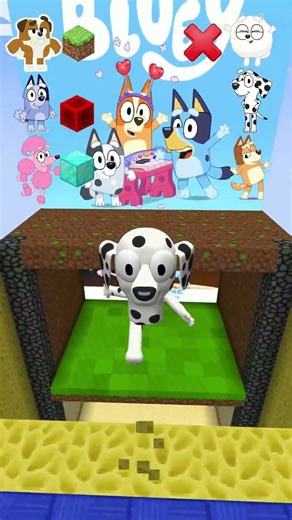 Amazing Bluey Jump Challenge! ✨🩵🥶 EP.4 #minecraft #bluey #roblox