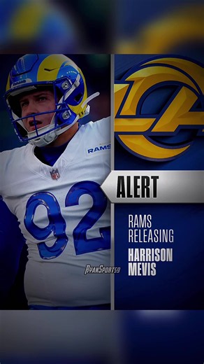 The Rams Have Released Harrison Mevis👀 #nfl #football #fyp #fypシ #rams
