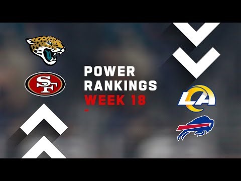 NFL Power Rankings Week 18: Red-hot Jaguars soar and 49ers replace Bills