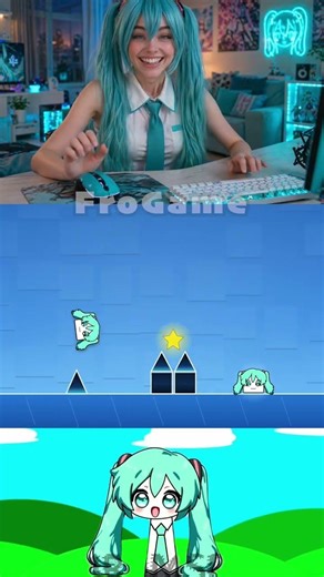 My Sprunki OC Geometry Dash Challenge | Hatsune Miku VS Goo Goo Gaga Penguin
