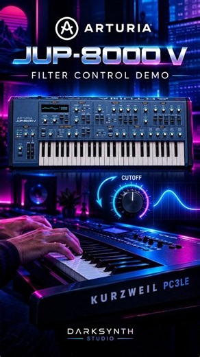 Arturia JUP-8000 – Filter Control Demo 🔥