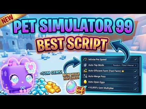 BEST Pet Simulator 99 Script 2026 | Auto Farm + Auto Rebirth + Auto Hatch | Working Hack 🚀