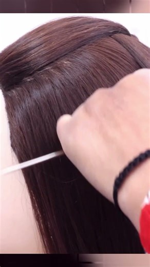 Simple Easy hairstyle #WeddingHair #hairstyle #fashion #hair #trending