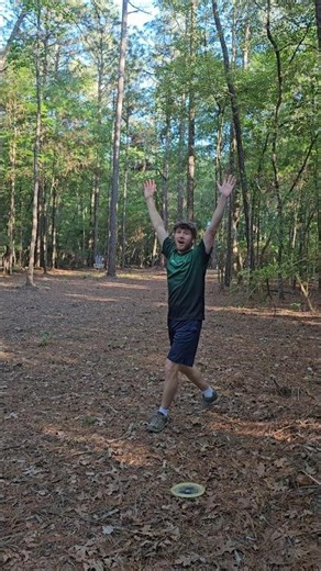 New longest putt!! This was way outside circle 2! #discgolf #sports #birdie