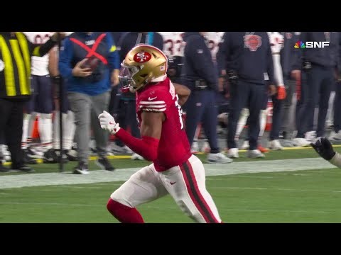 Jennings gets a great block as he heads into the endzone!