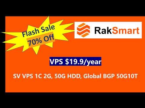 Best Cheap VPS 2026, $19.9/year! 1C2G,50G HDD, Global BGP 5G Speed ⚡