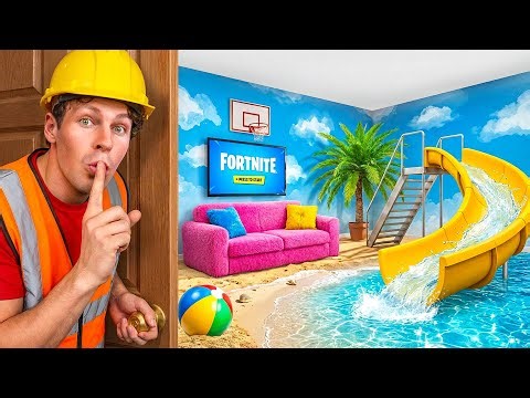 I Turned My House Into a Beach!