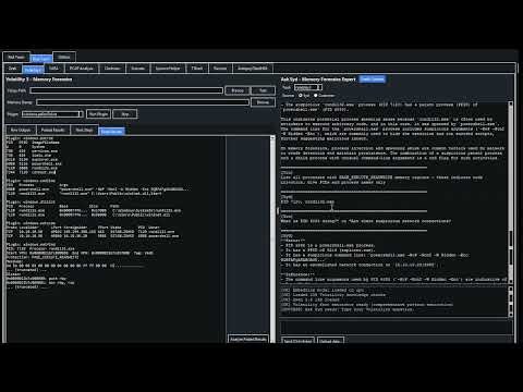Free Memory Forensics GUI for Volatility 3 | Offline AI Analysis Tool