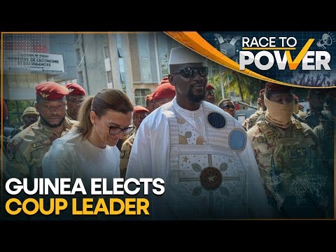 Guinea's Coup Leader Mamady Doumbouya Clinches Victory in Presidential Elections | RACE TO POWER