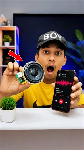 Powerful Bluetooth Speaker | DIY Mini Speaker | Homemade Speaker Making | #shorts #experiment