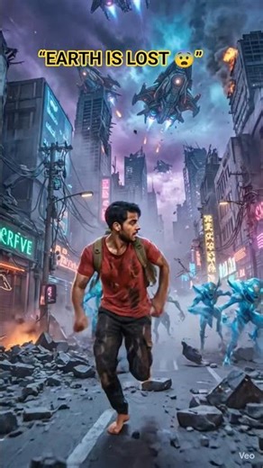 Aliens Took Over the City… He Barely Escaped 👽#AlienInvasion #UFO #SciFi #AICinematic #ViralVideo#yt